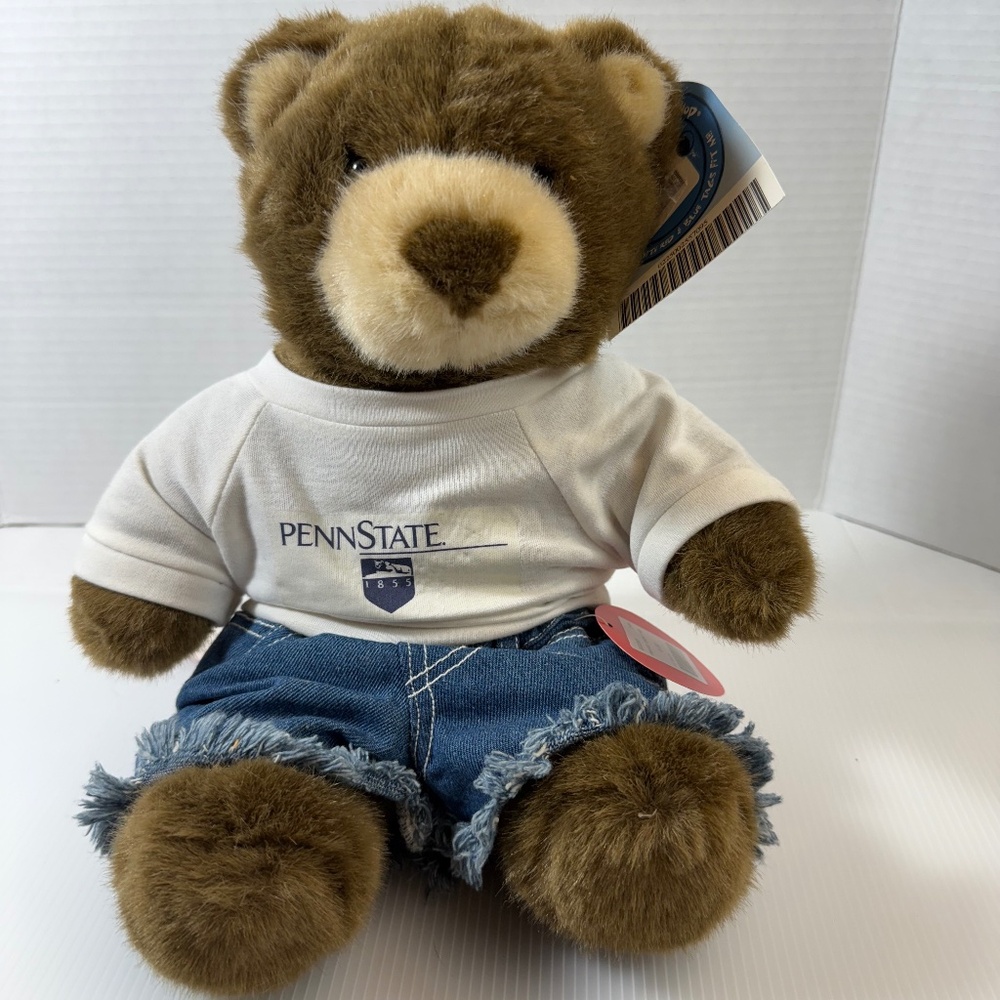 Build-A-Bear Brown Teddy Bear Lil‎ Cub Plush Toy Vintage Retired Penn State NEW